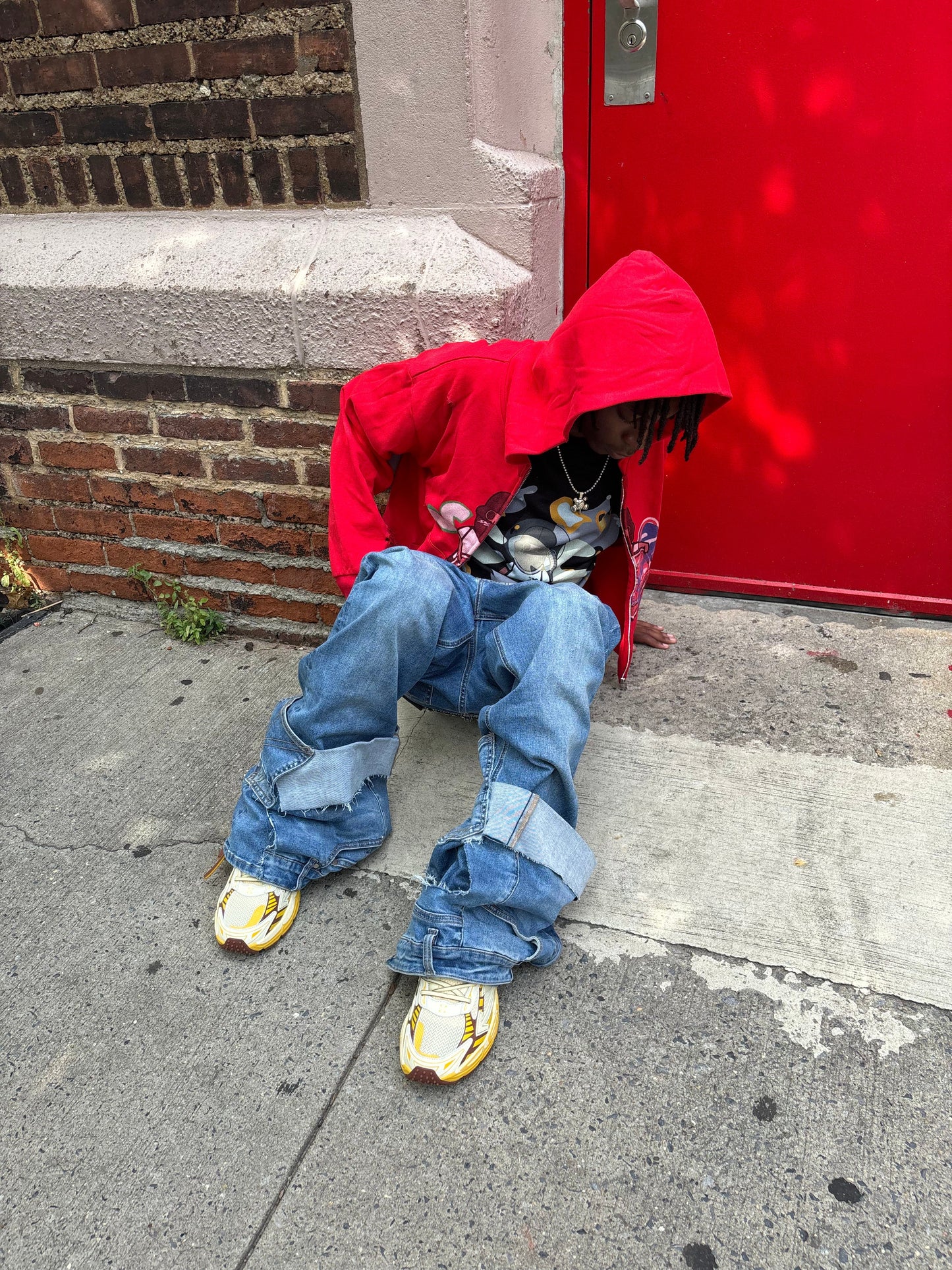 Kompy Reversed Baggy Jeans