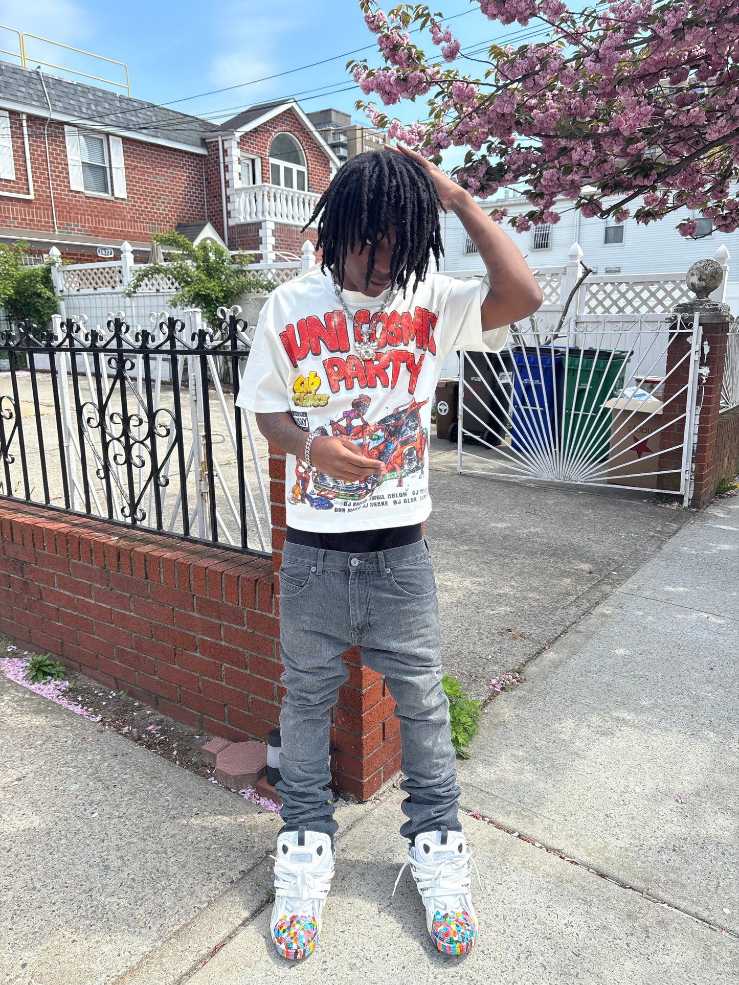 Kompy Washed Grey Denim