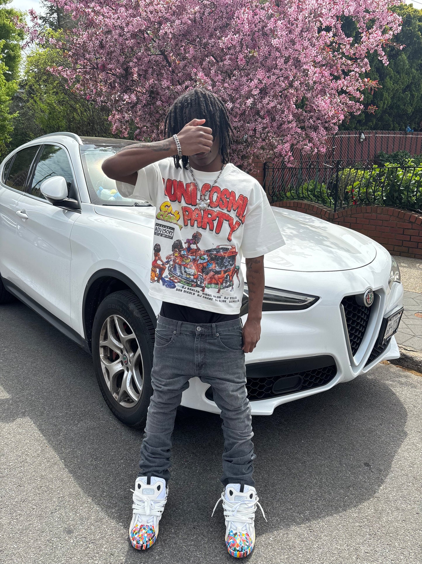 Kompy Washed Grey Denim