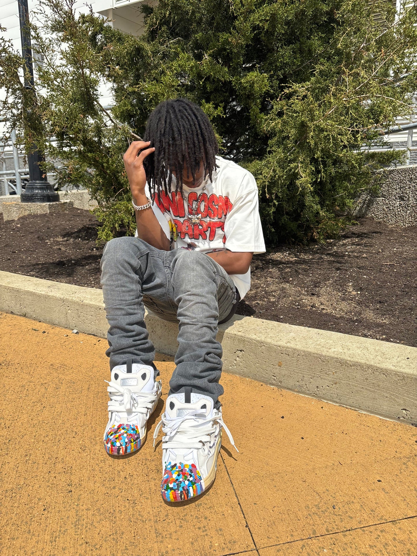 Kompy Washed Grey Denim