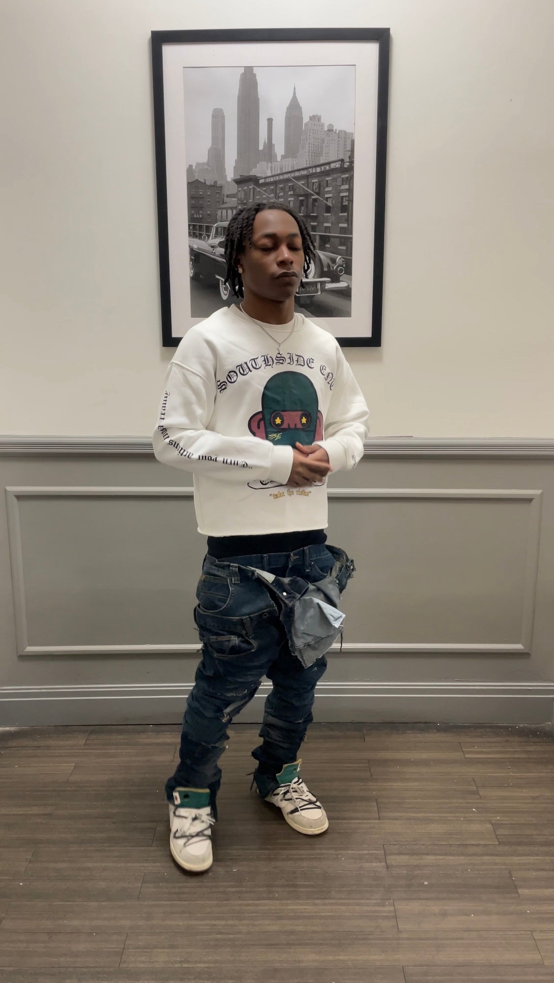 SouthSide Ent Pine Green Sweater