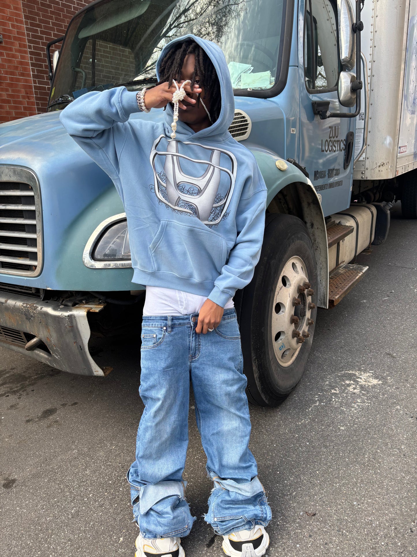 Kompy Reversed Baggy Jeans