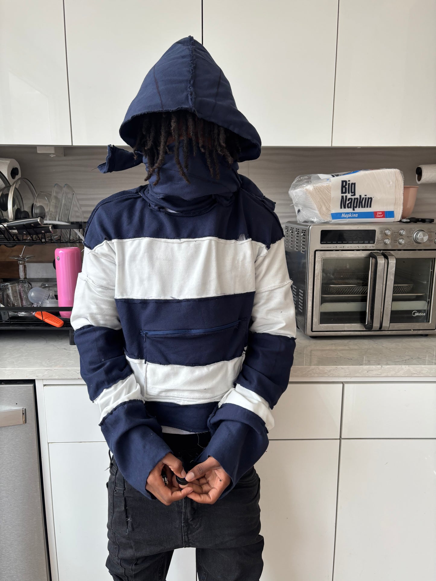 Kompy Stripe Hoodie